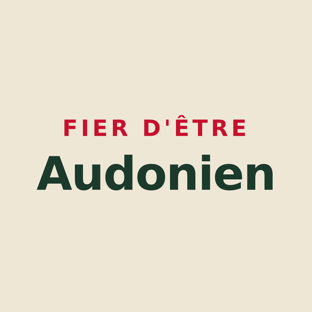 Tote bag « Fier d'être Audonien » — design pour Saint-Ouen-en-Champagne