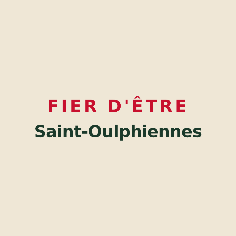 Tote bag « Fier d'être Saint-Oulphiennes » — design pour Saint-Oulph