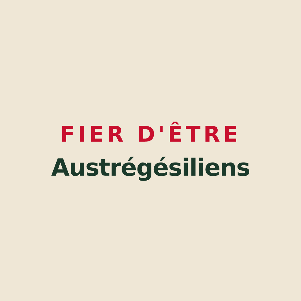 Tote bag « Fier d'être Austrégésiliens » — design pour Saint-Outrille