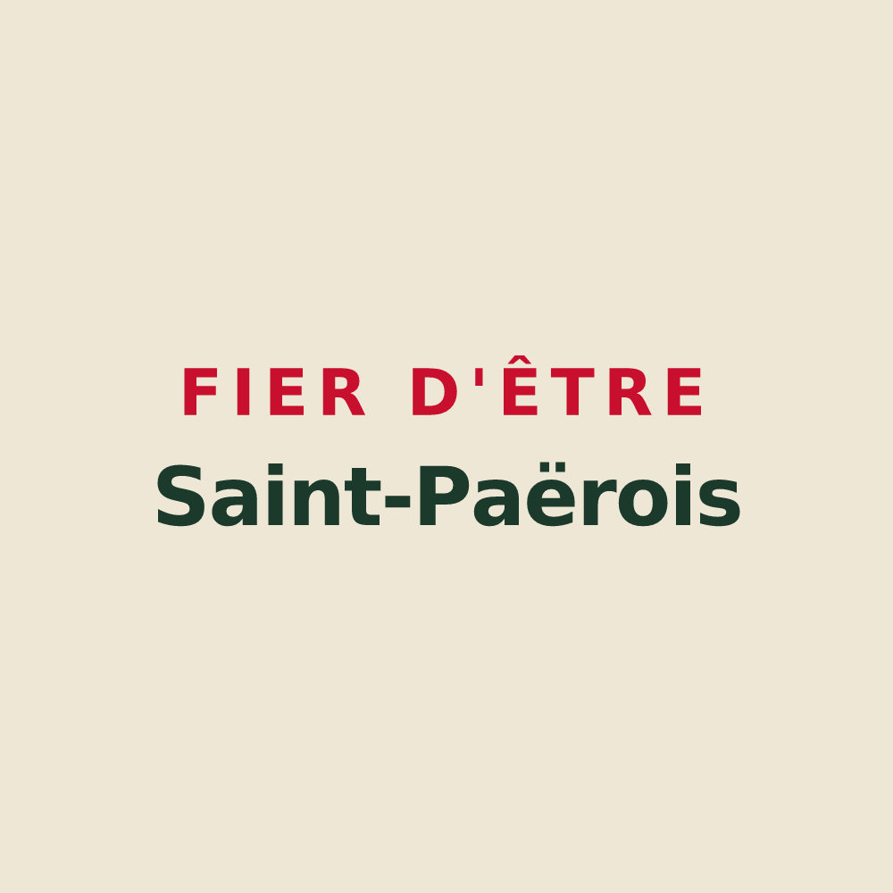 Tote bag « Fier d'être Saint-Paërois » — design pour Saint-Paër