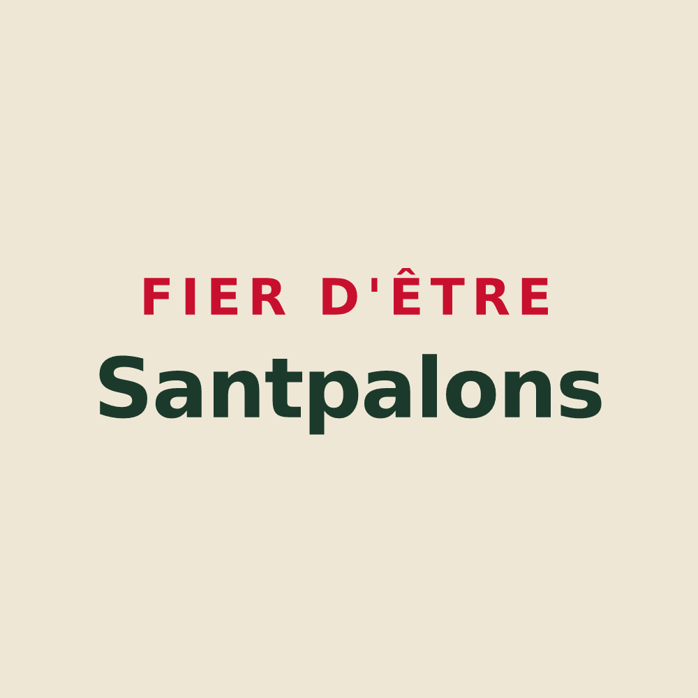 Tote bag « Fier d'être Santpalons » — design pour Saint-Pal-de-Mons