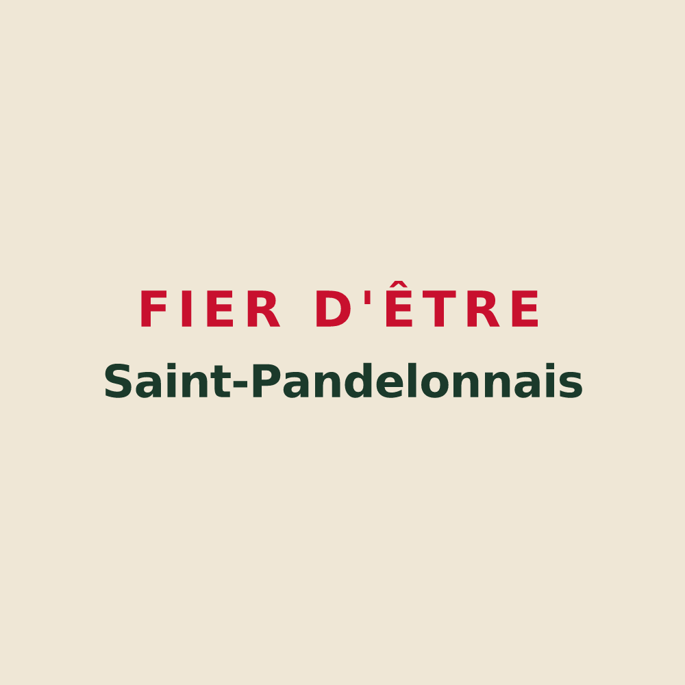 Tote bag « Fier d'être Saint-Pandelonnais » — design pour Saint-Pandelon