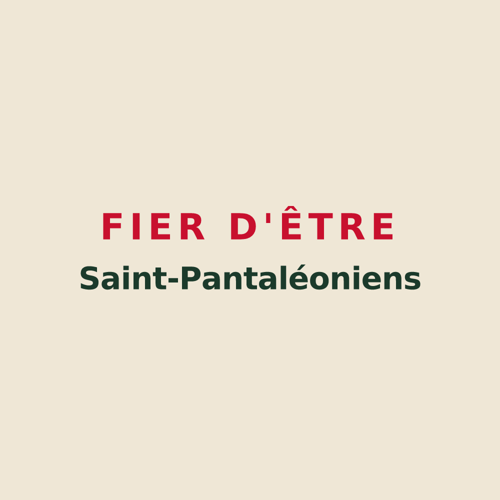Tote bag « Fier d'être Saint-Pantaléoniens » — design pour Saint-Pantaly-d'Excideuil