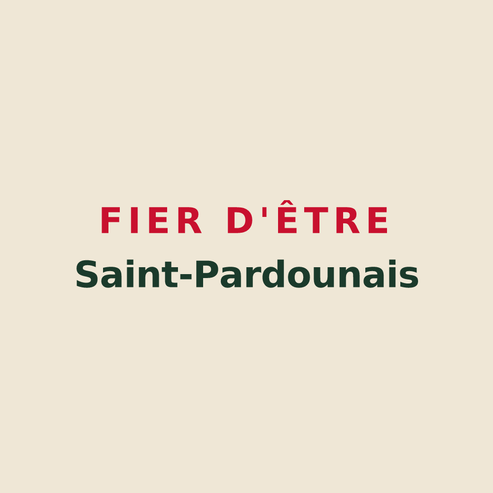 Tote bag « Fier d'être Saint-Pardounais » — design pour Saint-Pardoux-du-Breuil