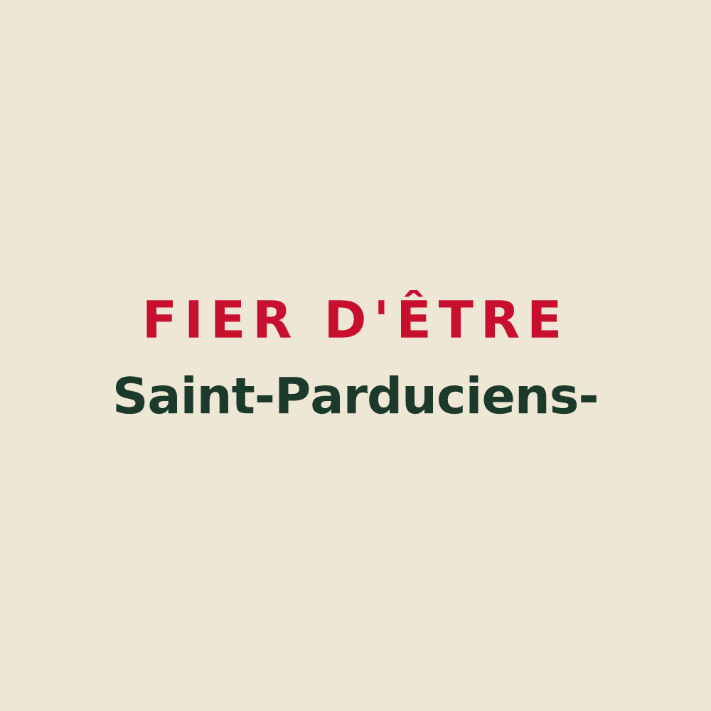 Tote bag « Fier d'être Saint-Parduciens- » — design pour Saint-Pardoux-et-Vielvic