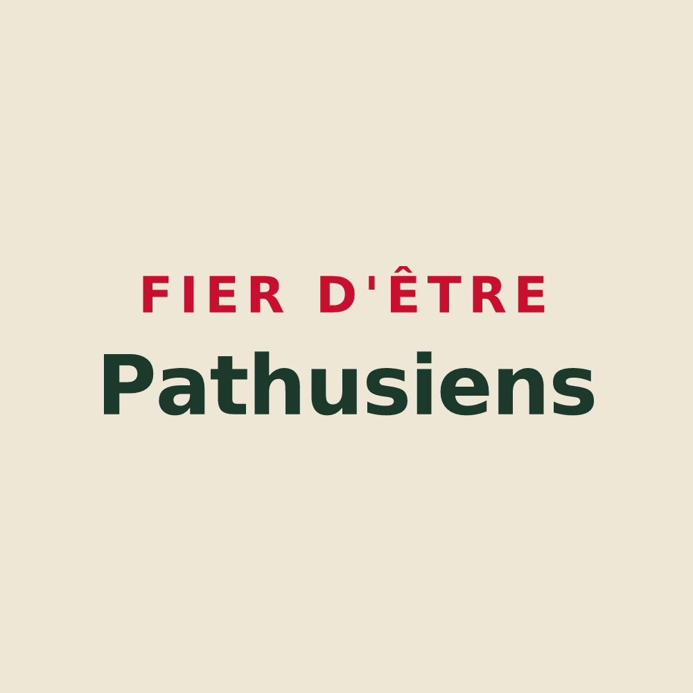 Tote bag « Fier d'être Pathusiens » — design pour Saint-Pathus