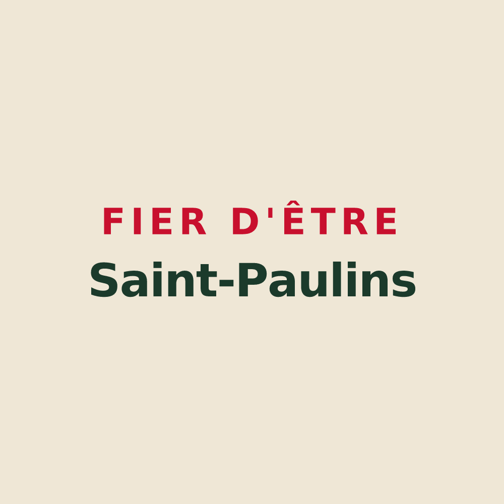 Tote bag « Fier d'être Saint-Paulins » — design pour Saint-Paul-d'Oueil