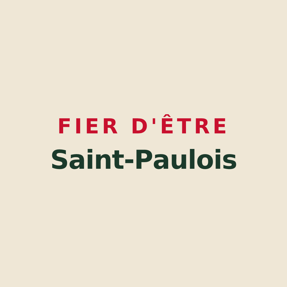 Tote bag « Fier d'être Saint-Paulois » — design pour Saint-Paul-de-Vence
