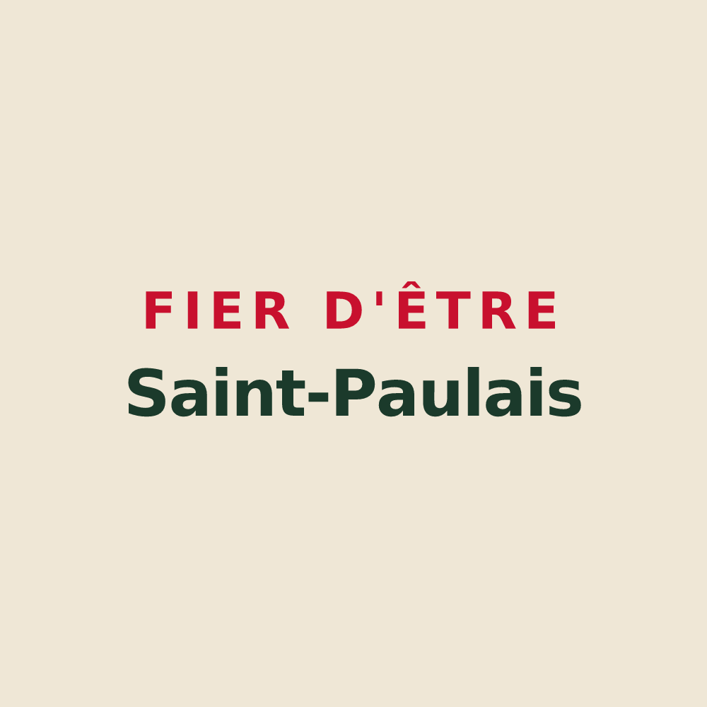 Tote bag « Fier d'être Saint-Paulais » — design pour Saint-Paul-lès-Durance