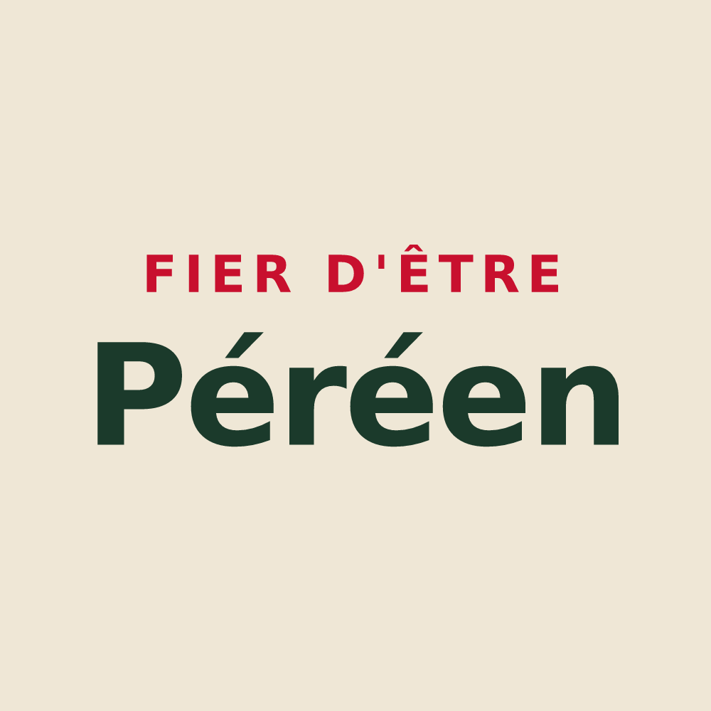 Tote bag « Fier d'être Péréen » — design pour Saint-Père-Marc-en-Poulet