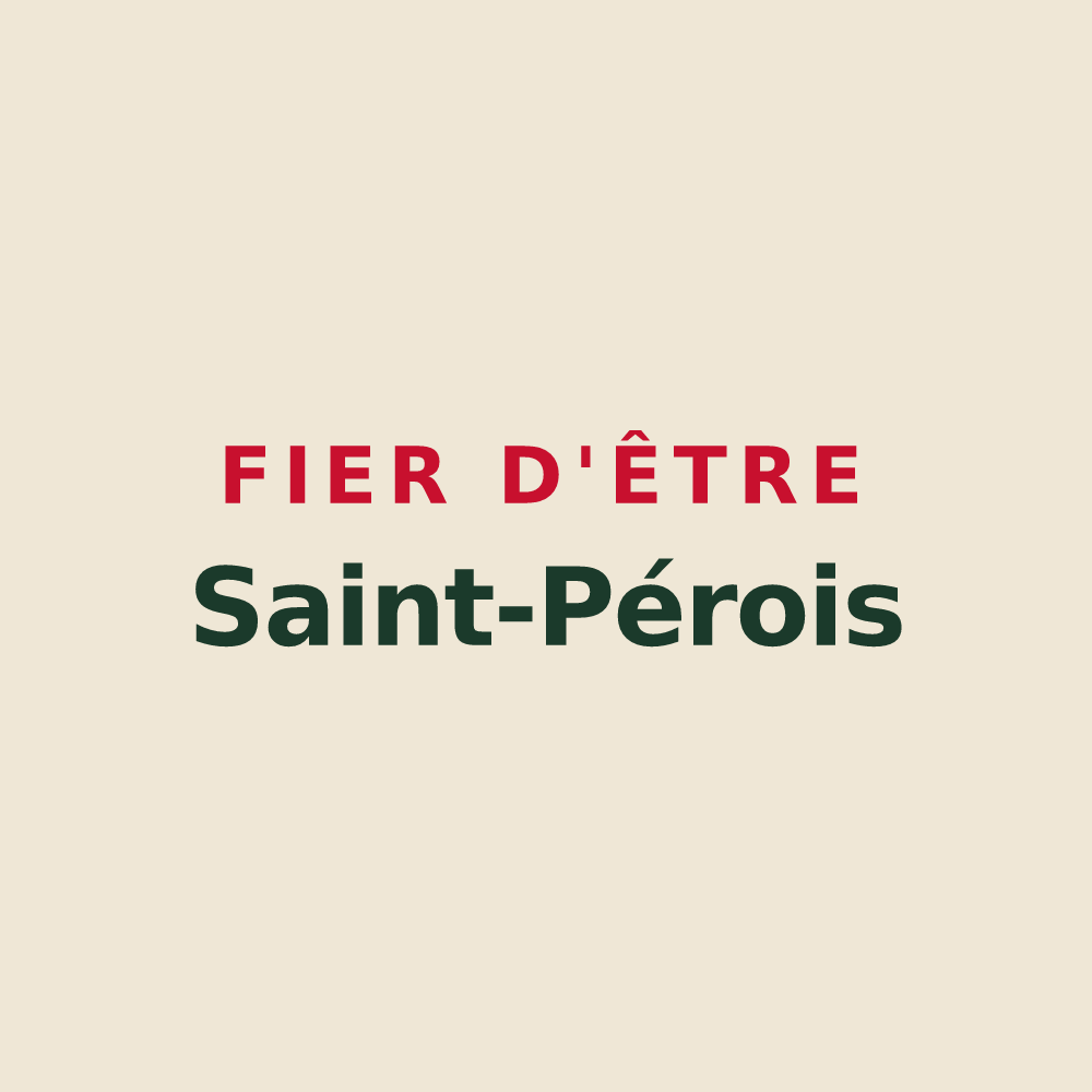 Tote bag « Fier d'être Saint-Pérois » — design pour Saint-Père-sur-Loire