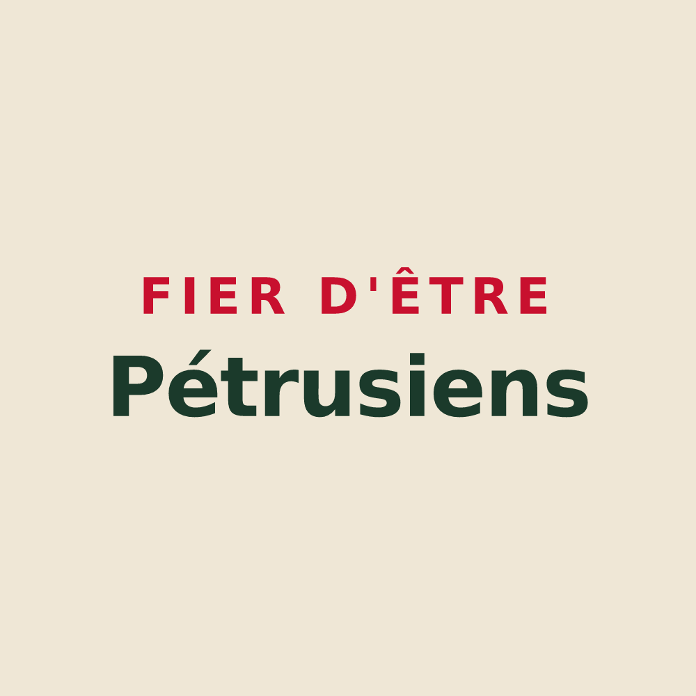 Tote bag « Fier d'être Pétrusiens » — design pour Saint-Péreuse