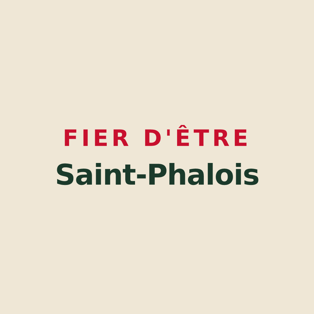 Tote bag « Fier d'être Saint-Phalois » — design pour Saint-Phal