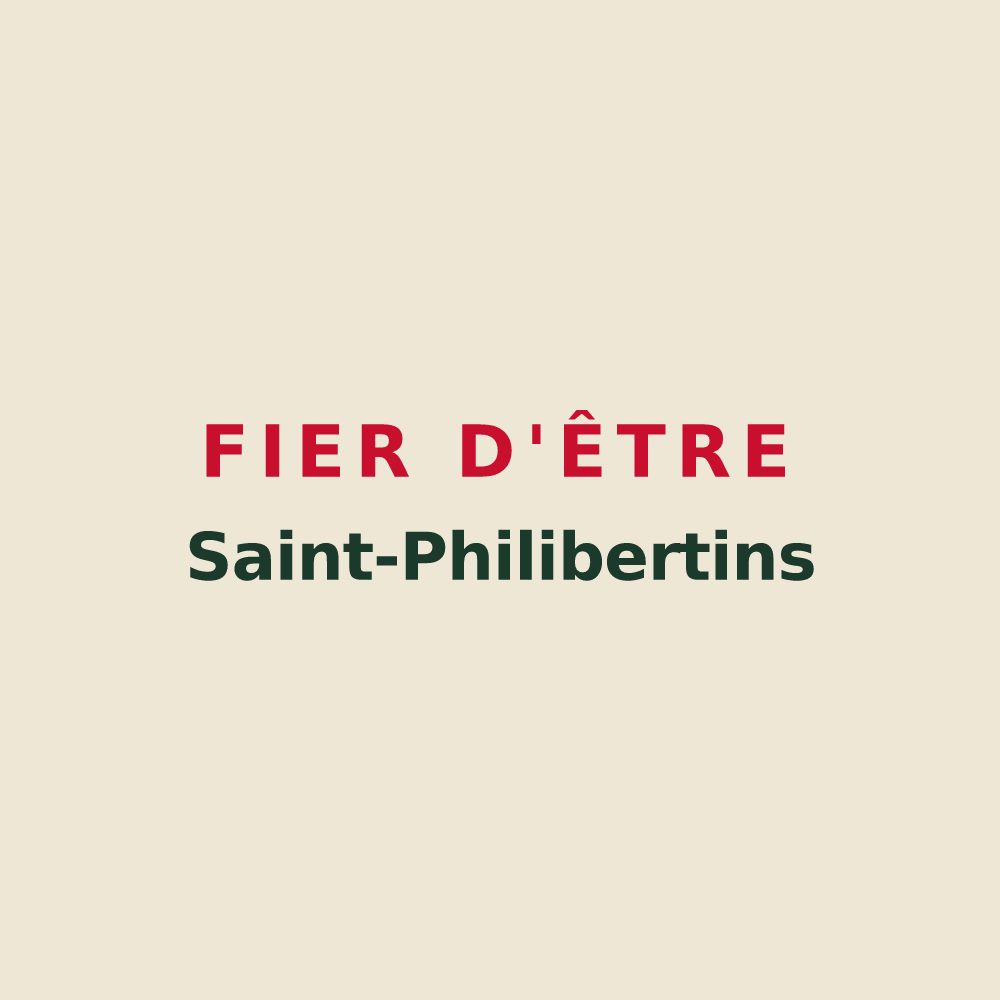 Tote bag « Fier d'être Saint-Philibertins » — design pour Saint-Philbert-des-Champs