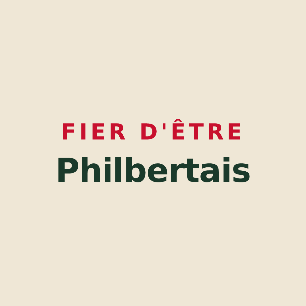 Tote bag « Fier d'être Philbertais » — design pour Saint-Philbert-du-Peuple