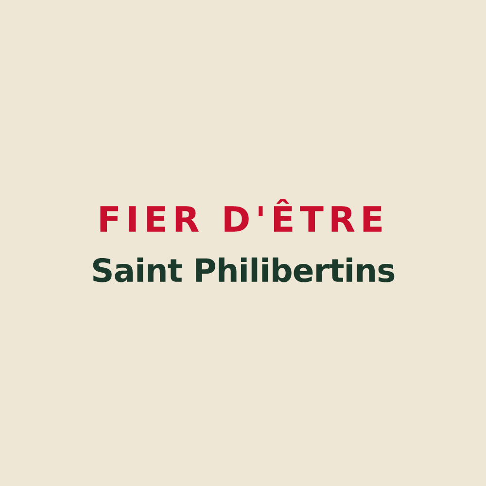 Tote bag « Fier d'être Saint Philibertins » — design pour Saint-Philbert-sur-Boissey
