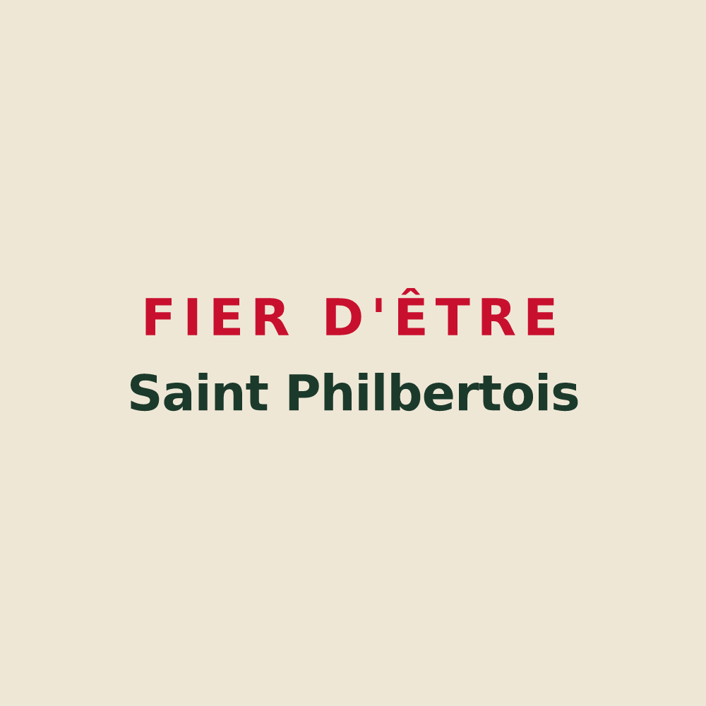 Tote bag « Fier d'être Saint Philbertois » — design pour Saint-Philbert-sur-Risle