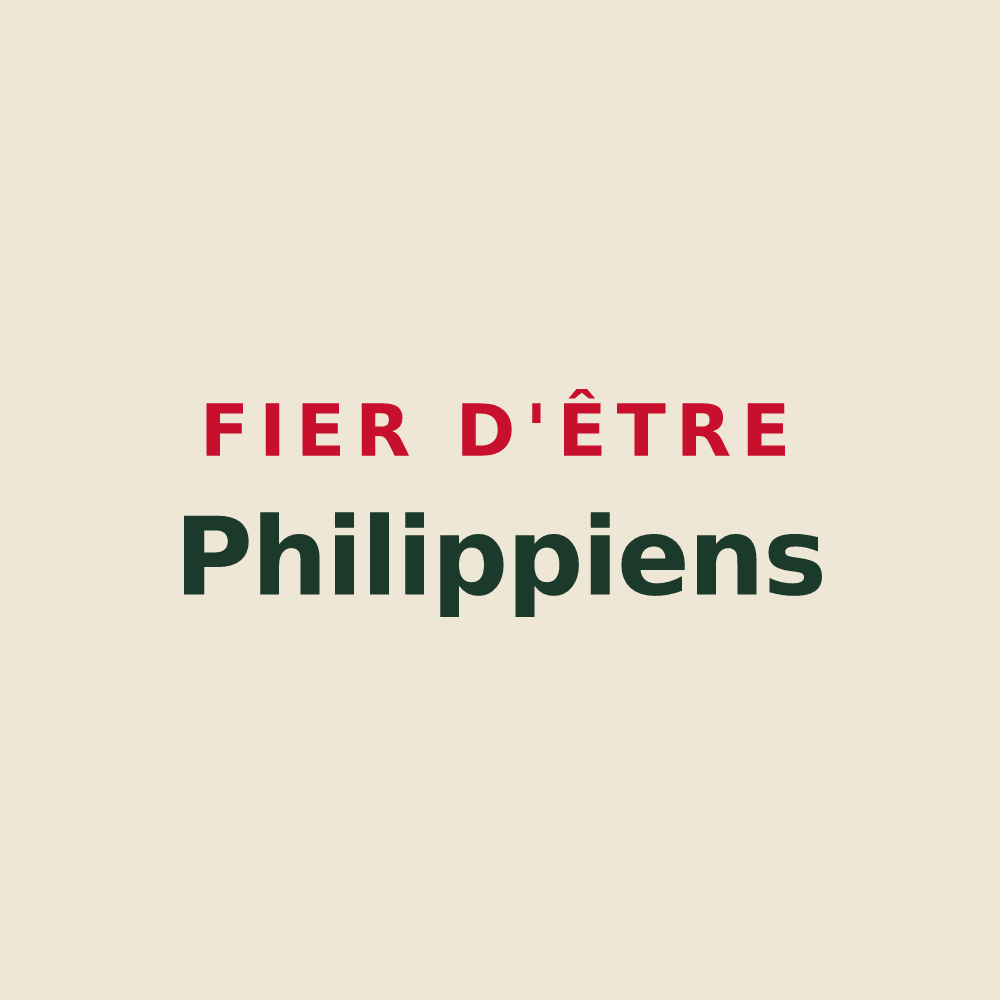 Tote bag « Fier d'être Philippiens » — design pour Saint-Philippe-du-Seignal