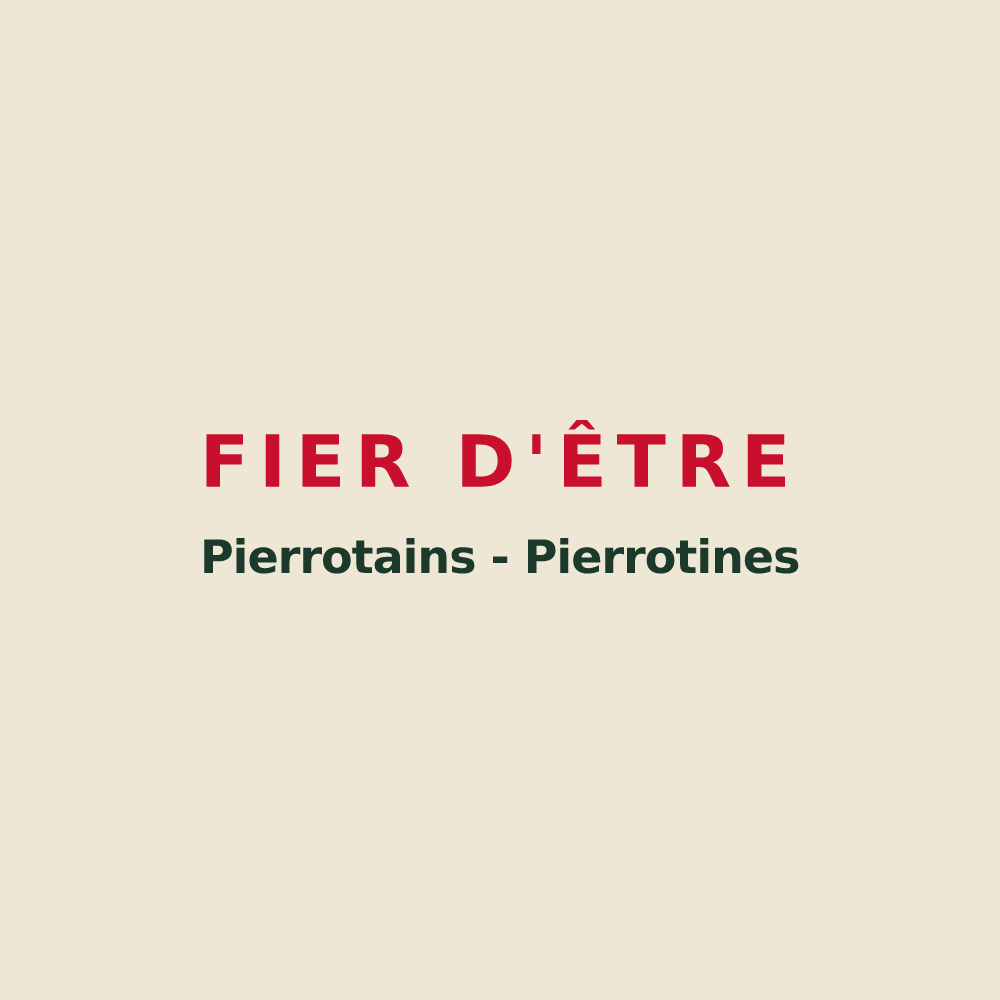 Tote bag « Fier d'être Pierrotains  - Pierrotines » — design pour Saint-Pierre