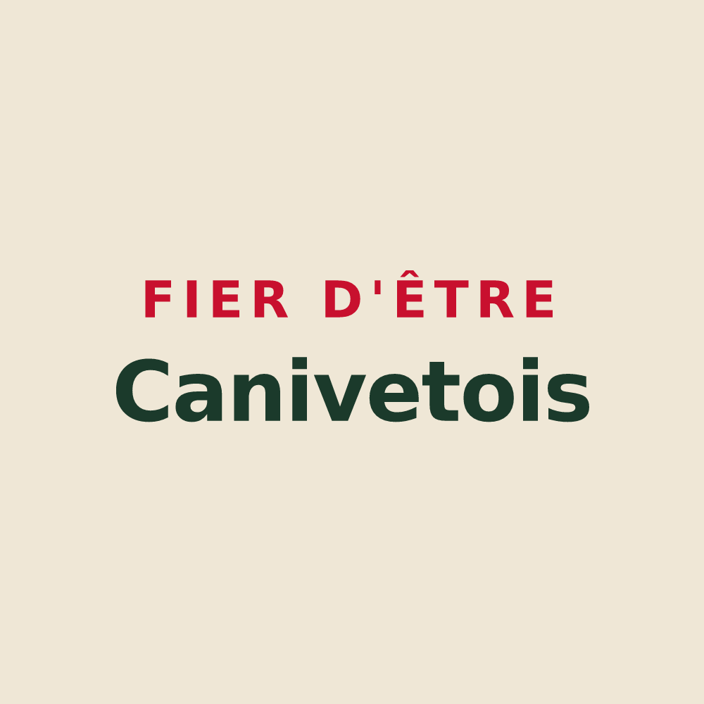 Tote bag « Fier d'être Canivetois » — design pour Saint-Pierre-Canivet