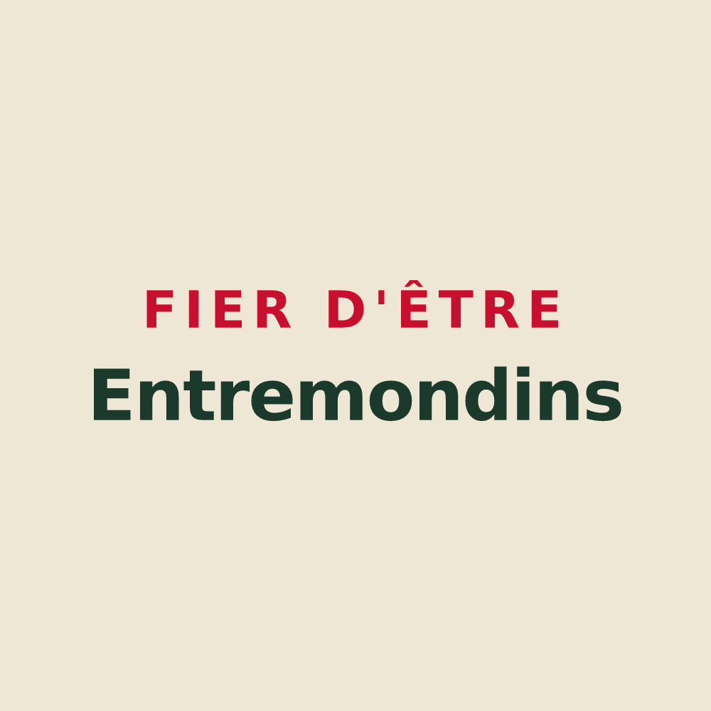 Tote bag « Fier d'être Entremondins » — design pour Saint-Pierre-d'Entremont
