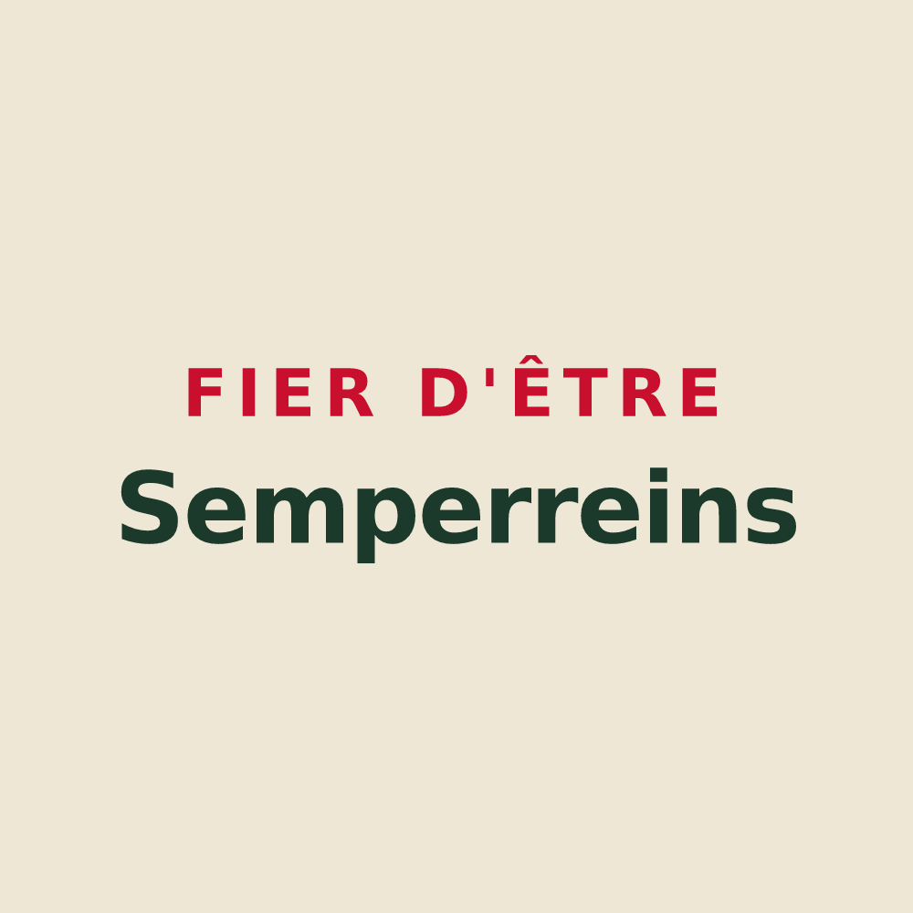 Tote bag « Fier d'être Semperreins » — design pour Saint-Pierre-d'Entremont