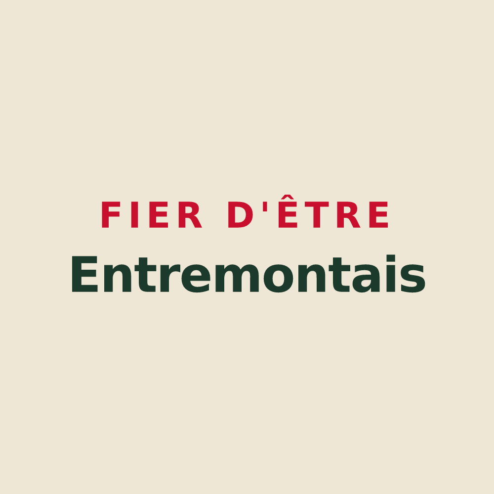 Tote bag « Fier d'être Entremontais » — design pour Saint-Pierre-d'Entremont