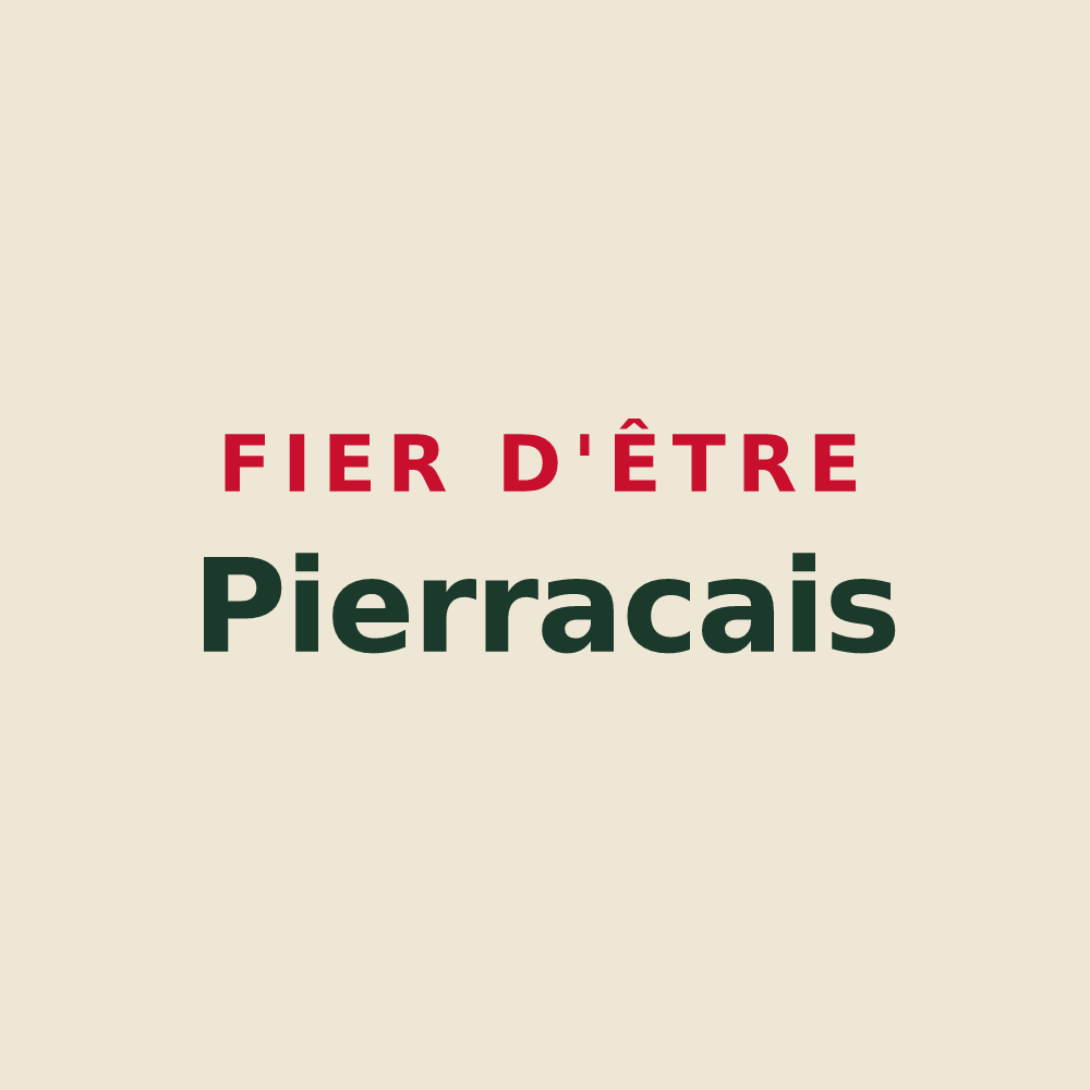 Tote bag « Fier d'être Pierracais » — design pour Saint-Pierre-de-Clairac