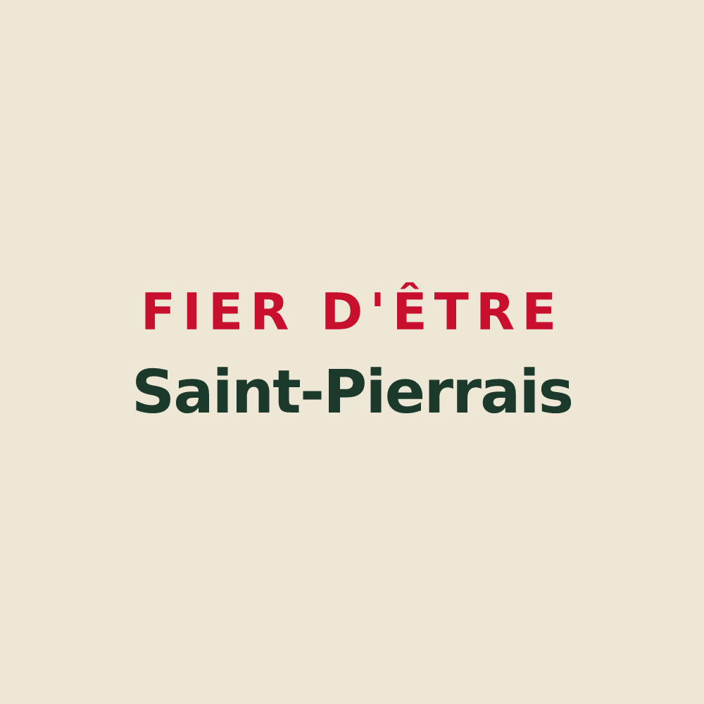 Tote bag « Fier d'être Saint-Pierrais » — design pour Saint-Pierre-de-Coutances