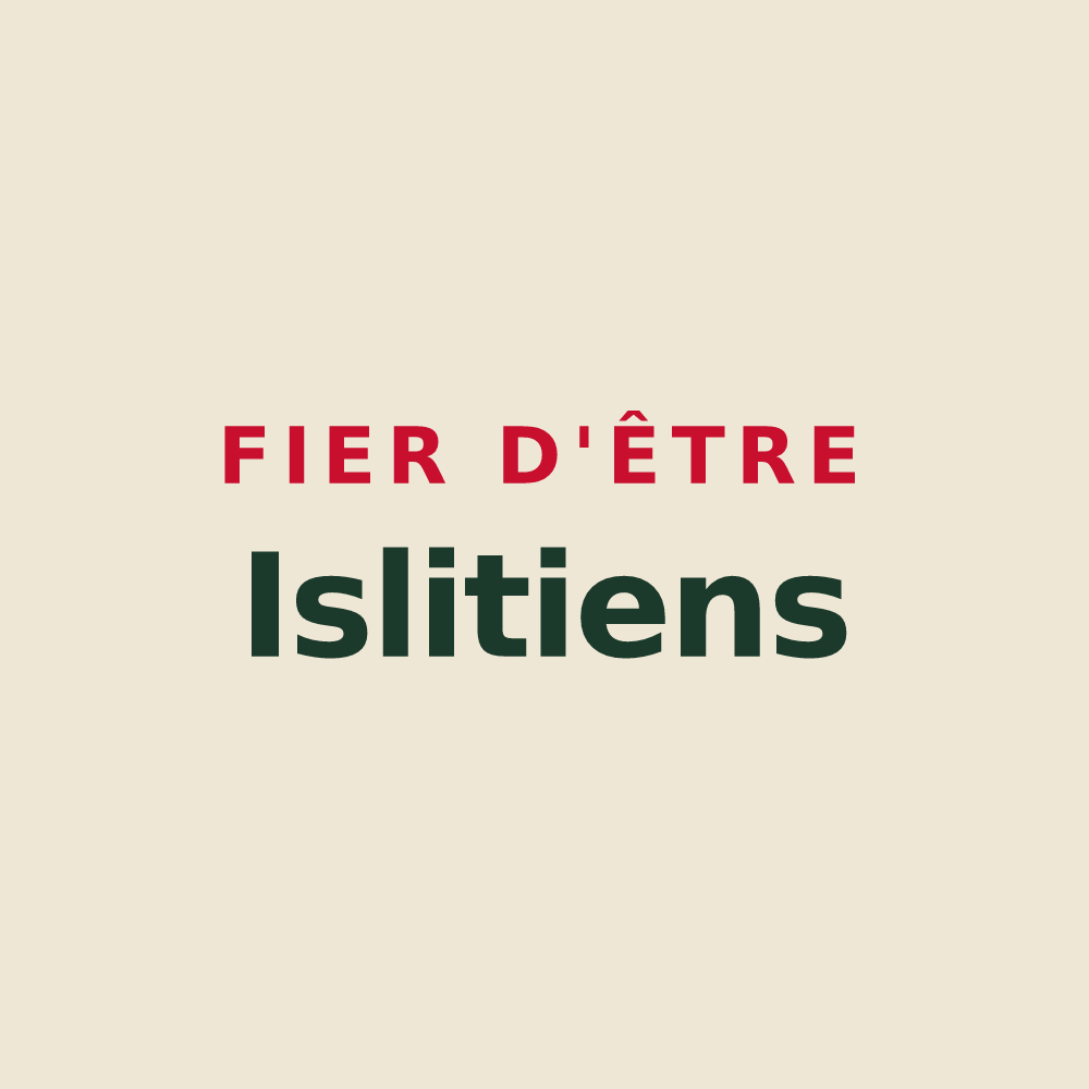 Tote bag « Fier d'être Islitiens » — design pour Saint-Pierre-de-l'Isle