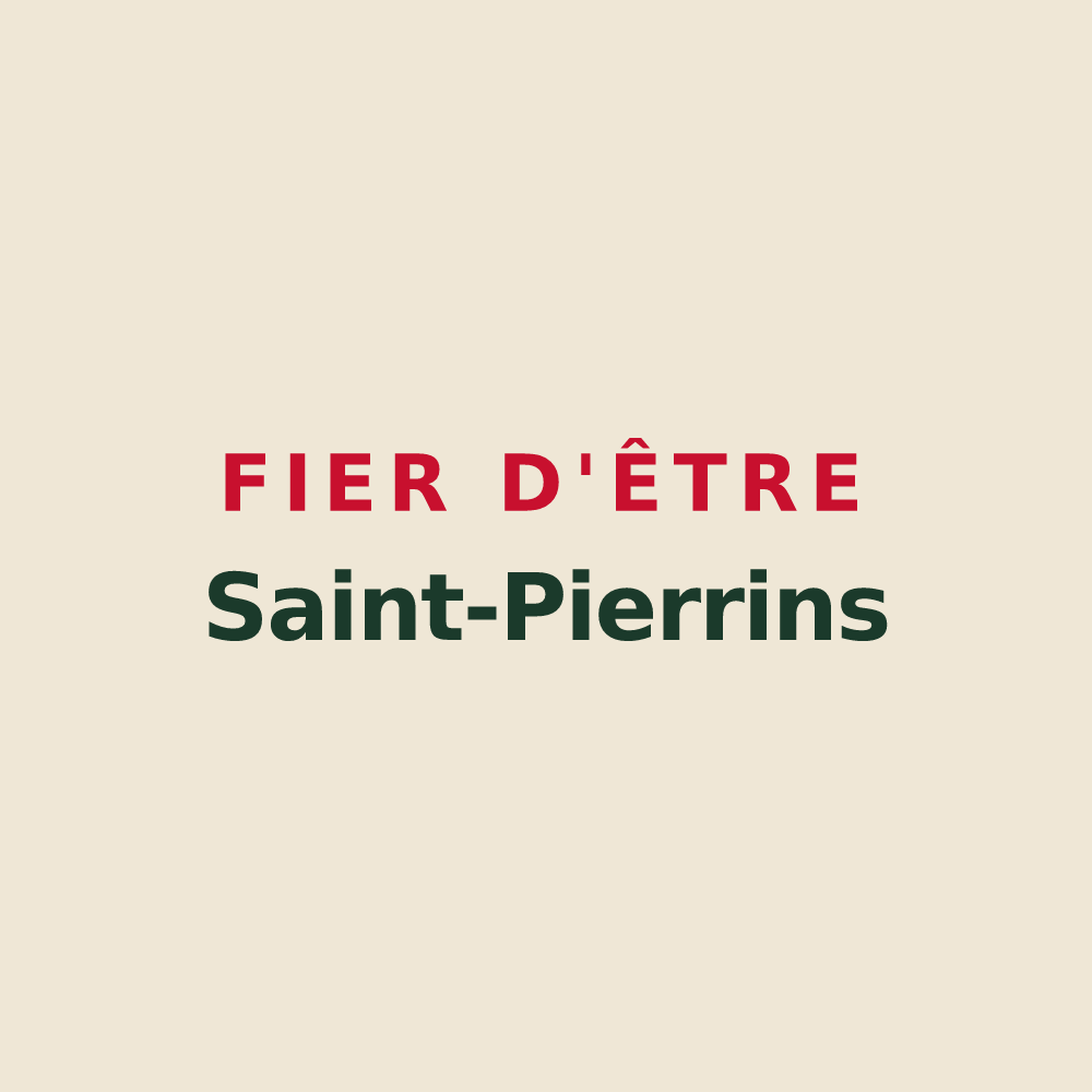 Tote bag « Fier d'être Saint-Pierrins » — design pour Saint-Pierre-de-Lages