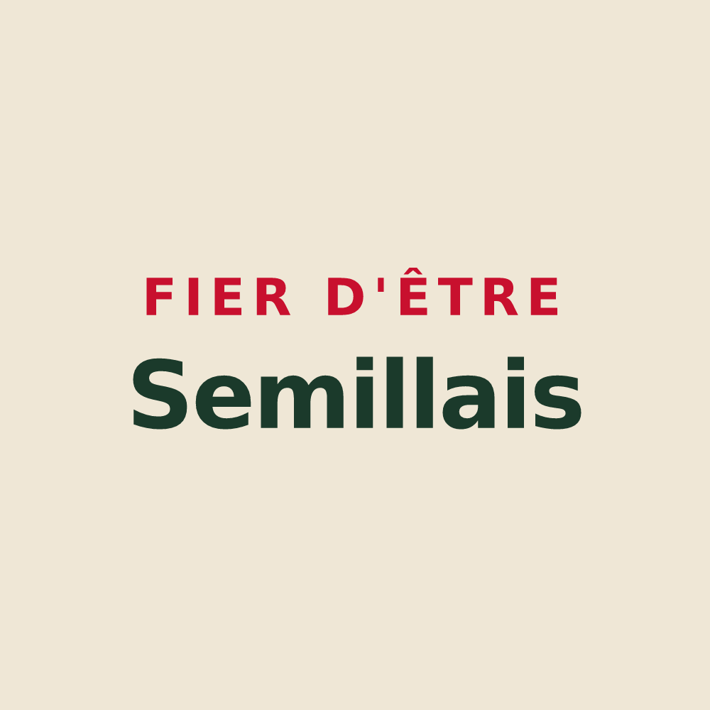 Tote bag « Fier d'être Semillais » — design pour Saint-Pierre-de-Semilly