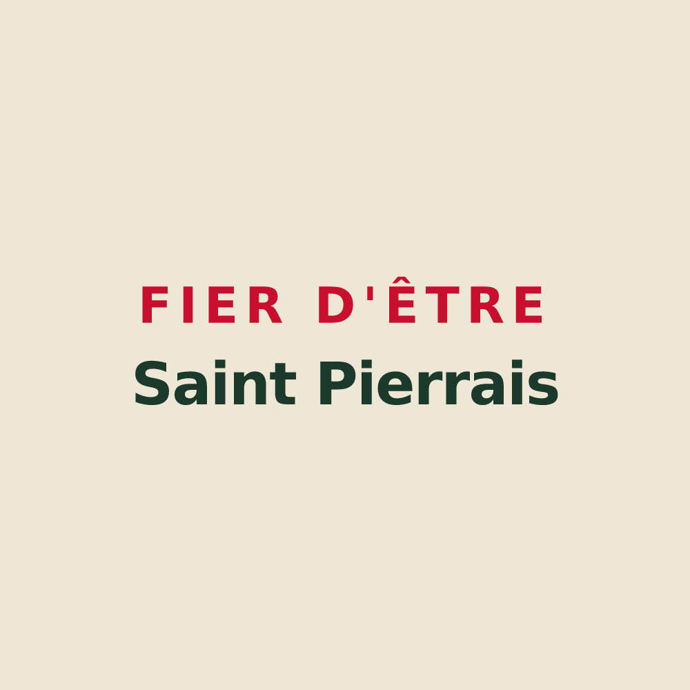 Tote bag « Fier d'être Saint Pierrais » — design pour Saint-Pierre-des-Fleurs