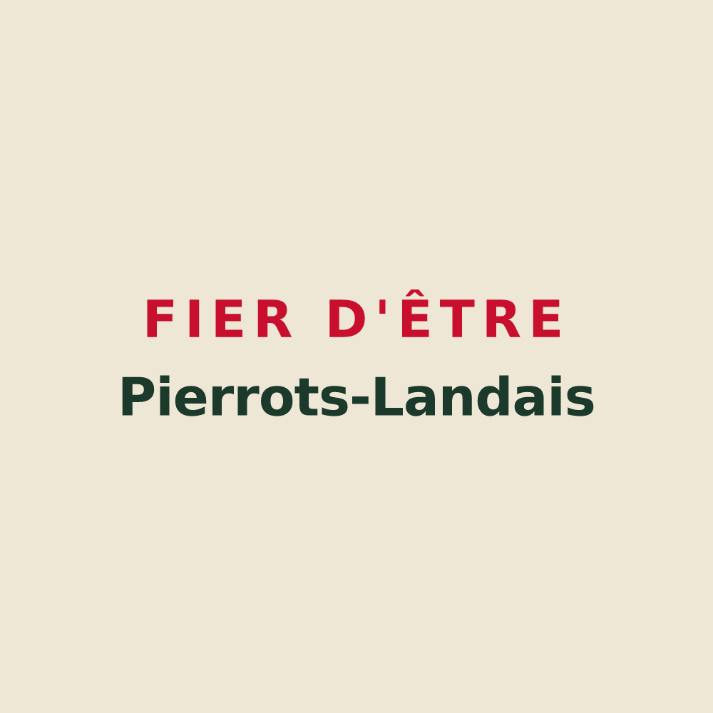 Tote bag « Fier d'être Pierrots-Landais » — design pour Saint-Pierre-des-Landes