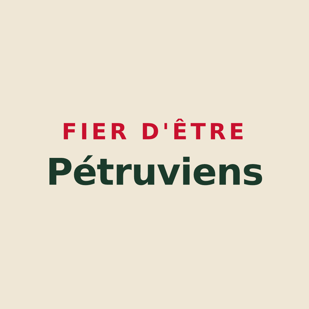 Tote bag « Fier d'être Pétruviens » — design pour Saint-Pierre-des-Loges