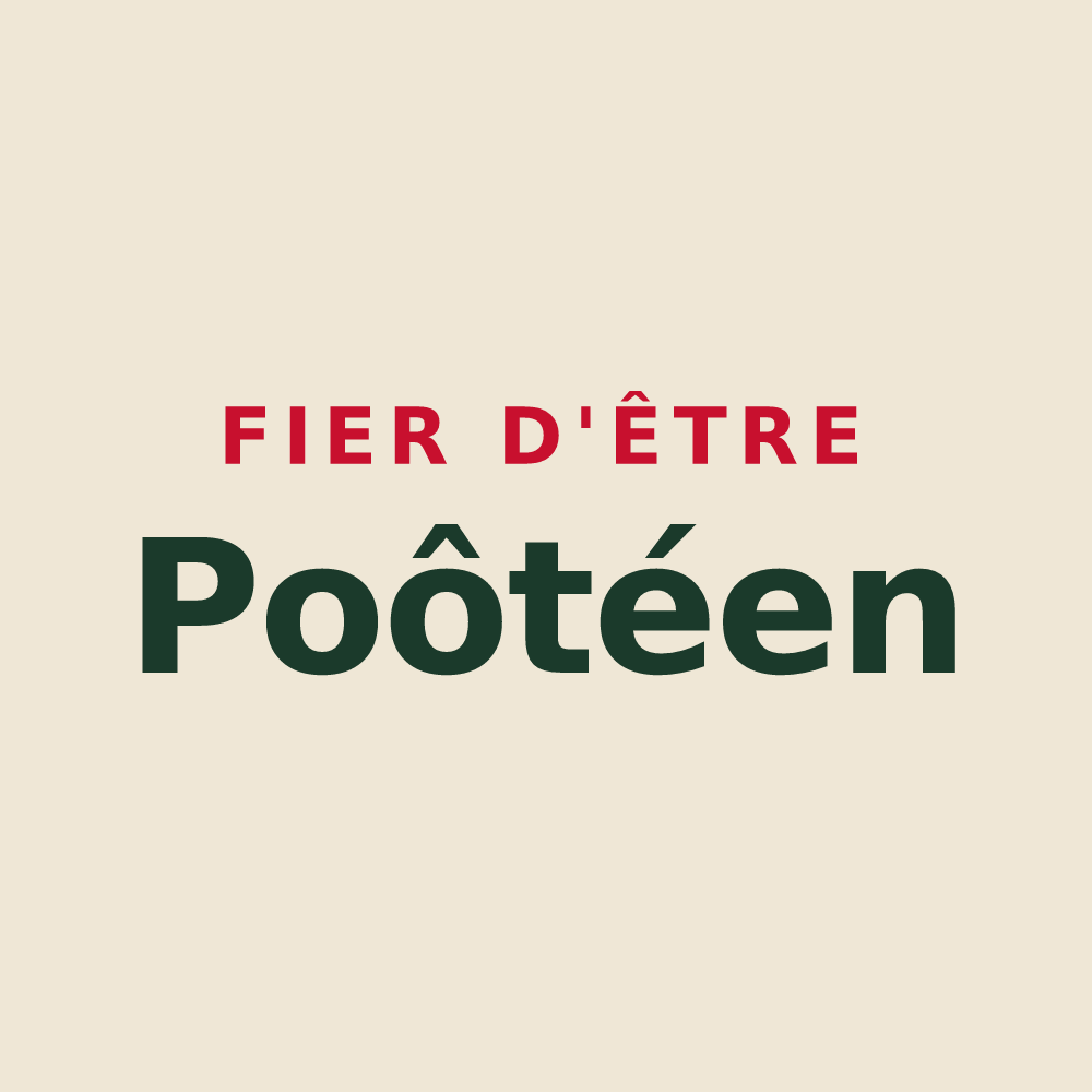 Tote bag « Fier d'être Poôtéen » — design pour Saint-Pierre-des-Nids