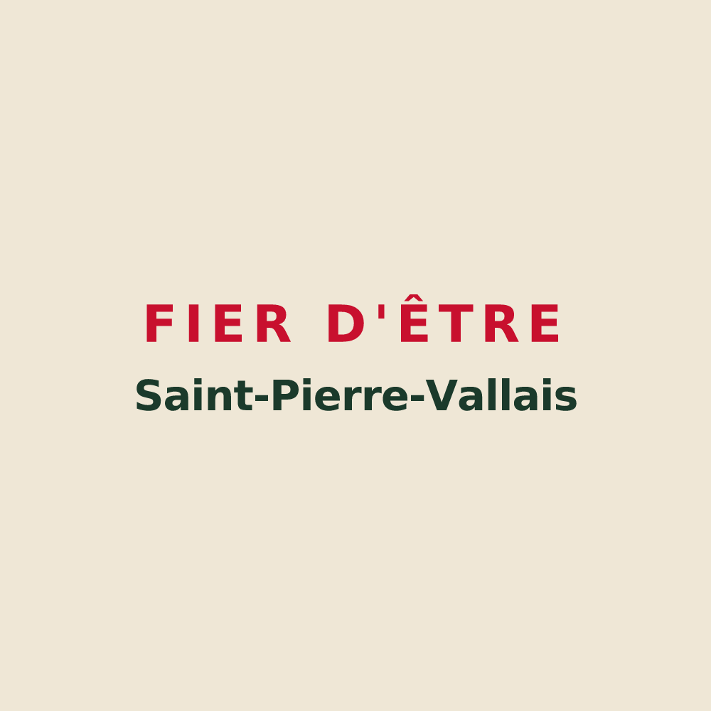 Tote bag « Fier d'être Saint-Pierre-Vallais » — design pour Saint-Pierre-en-Val