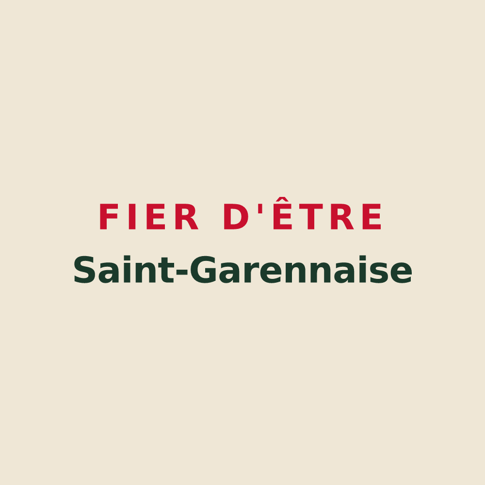 Tote bag « Fier d'être Saint-Garennaise » — design pour Saint-Pierre-la-Garenne