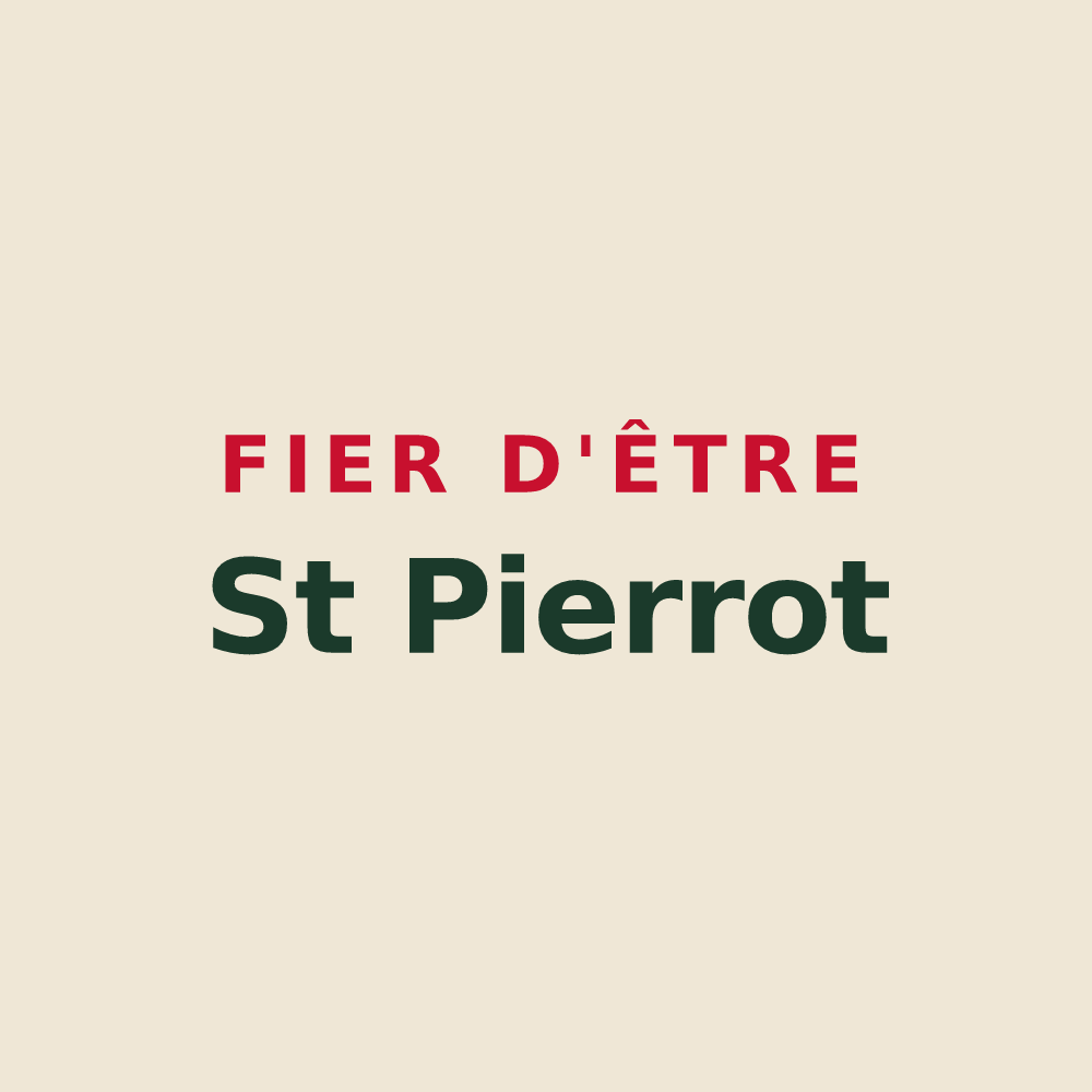 Tote bag « Fier d'être St Pierrot » — design pour Saint-Pierre-la-Noaille
