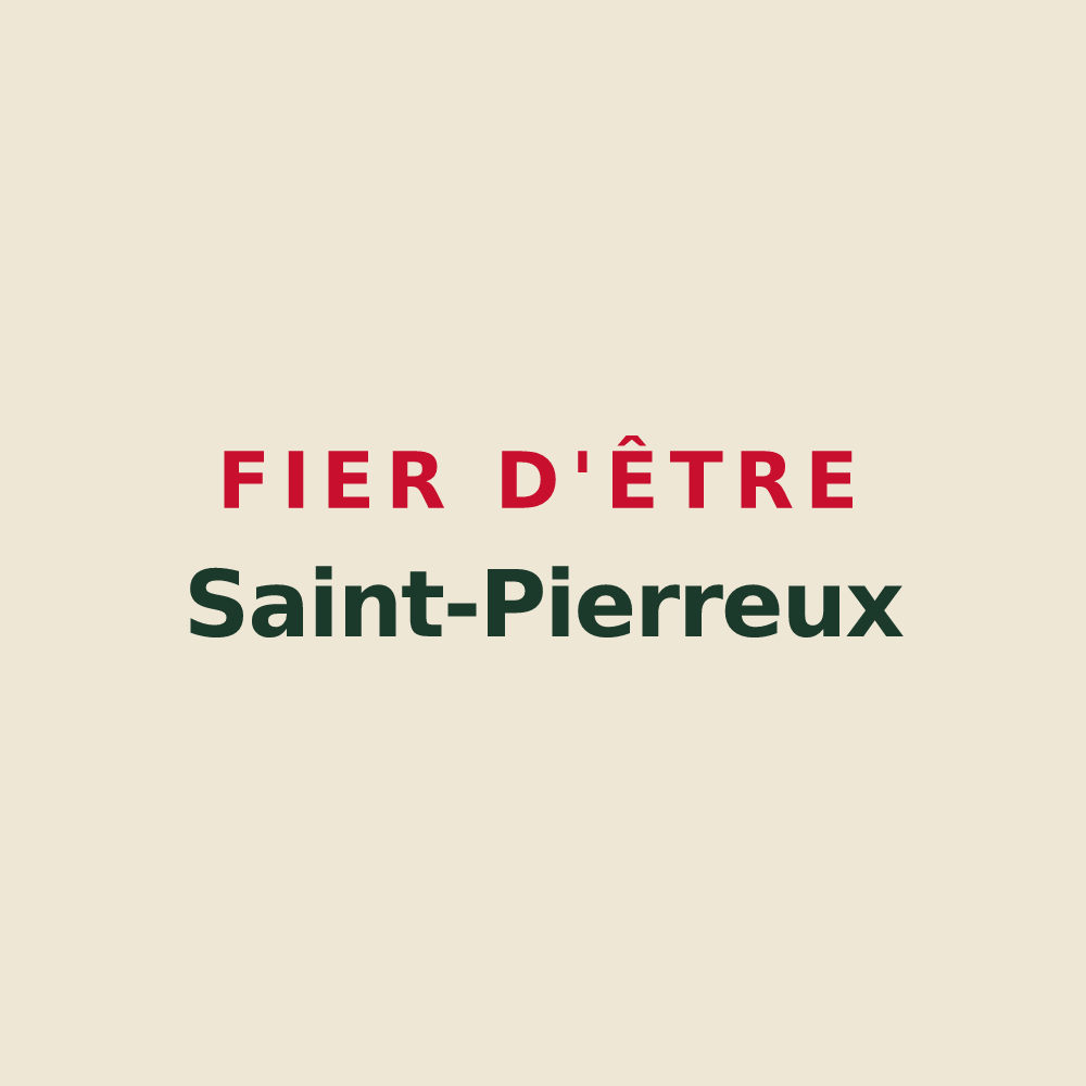 Tote bag « Fier d'être Saint-Pierreux » — design pour Saint-Pierre-le-Vieux