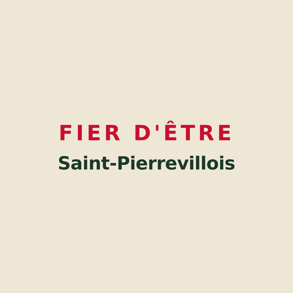 Tote bag « Fier d'être Saint-Pierrevillois » — design pour Saint-Pierreville