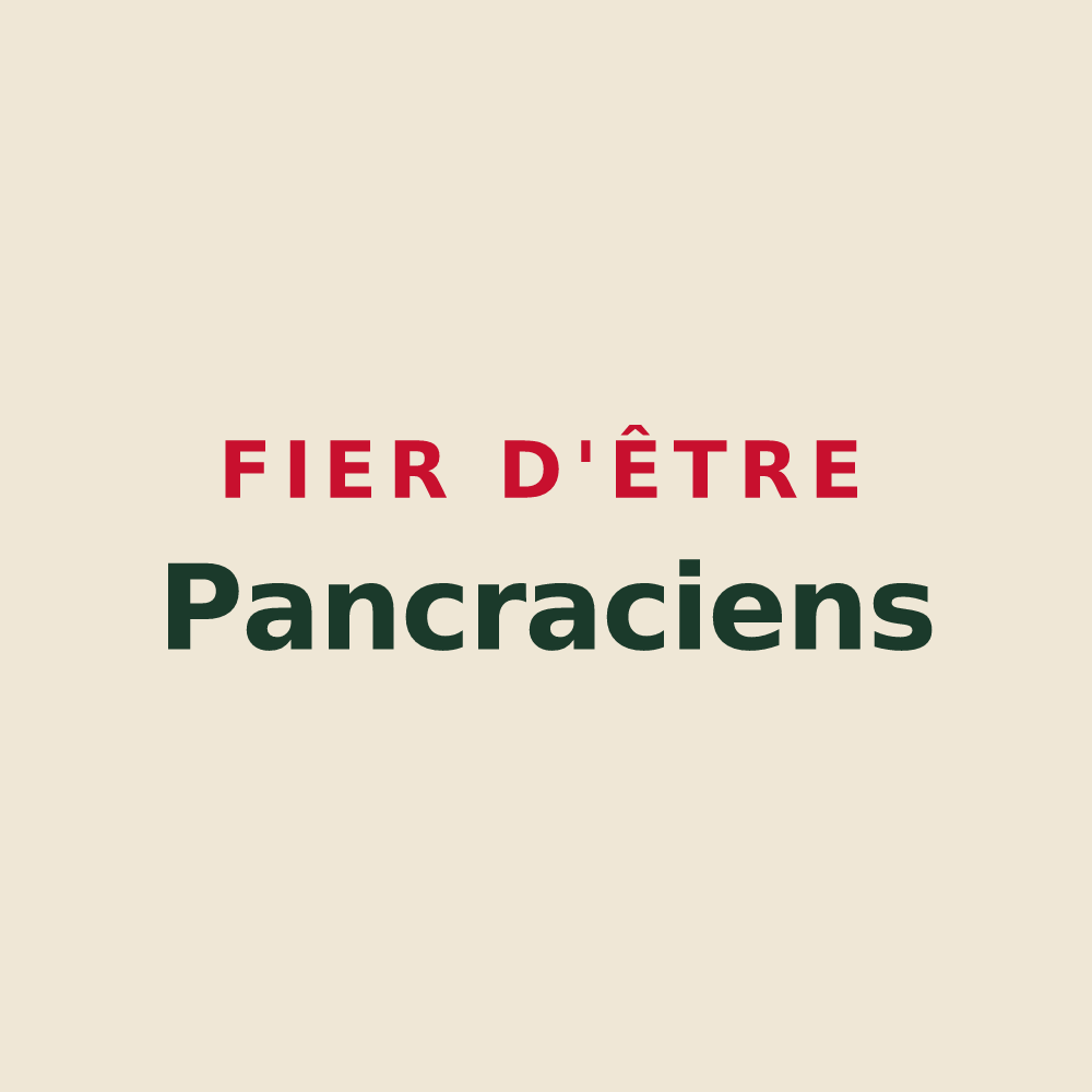 Tote bag « Fier d'être Pancraciens » — design pour Saint-Planchers