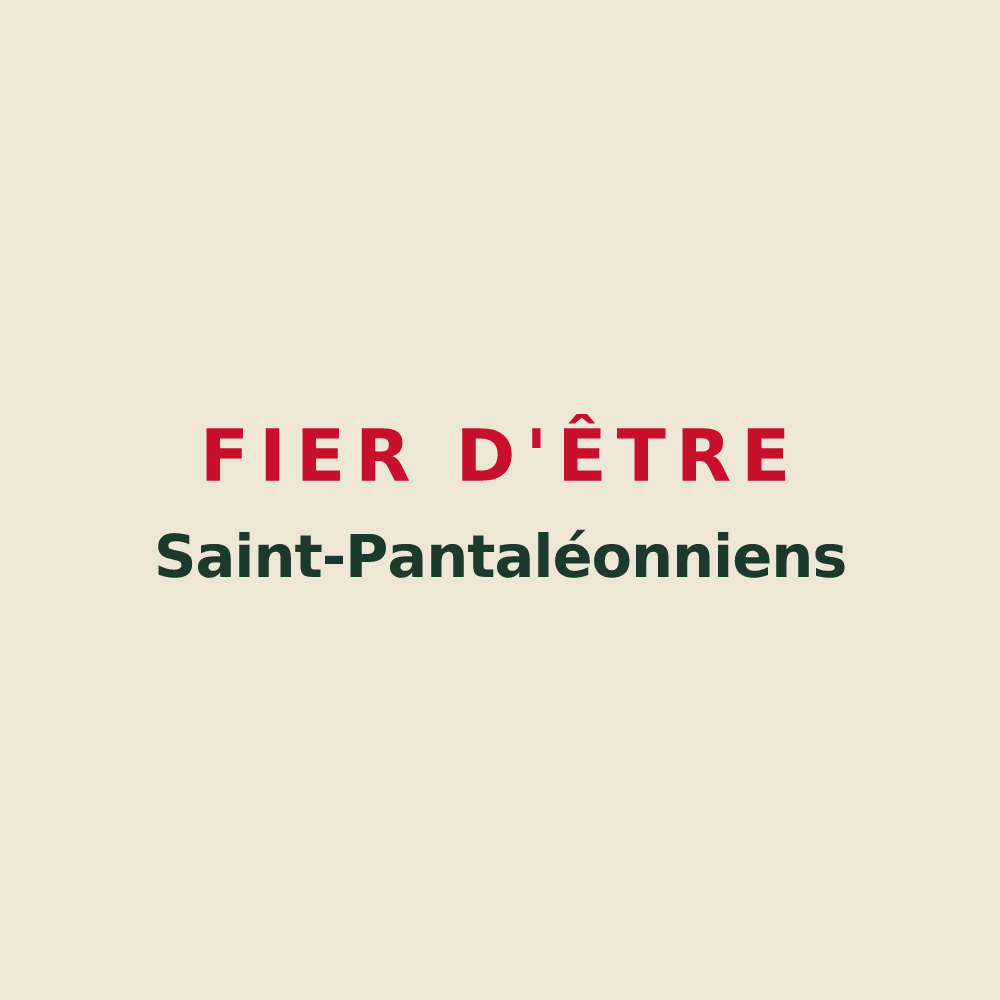 Tote bag « Fier d'être Saint-Pantaléonniens » — design pour Saint-Plantaire