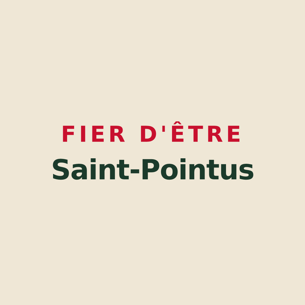 Tote bag « Fier d'être Saint-Pointus » — design pour Saint-Point-Lac
