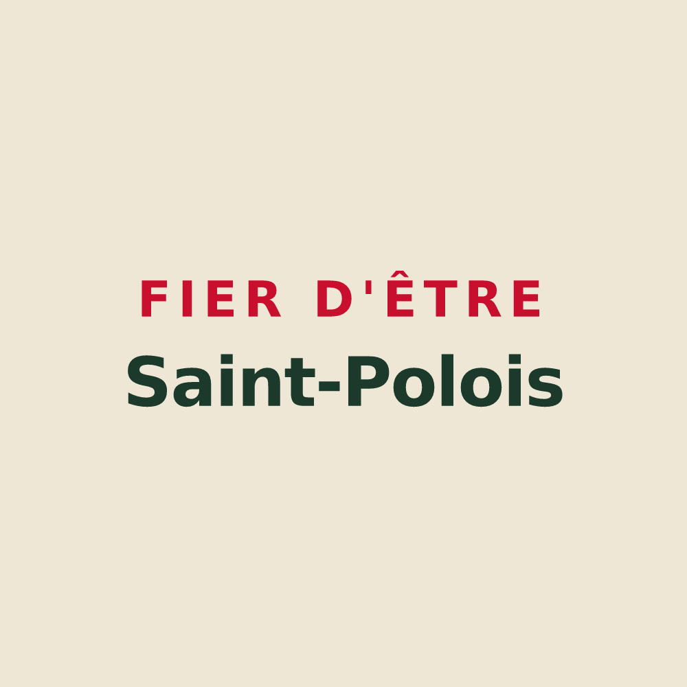 Tote bag « Fier d'être Saint-Polois » — design pour Saint-Pol-sur-Ternoise
