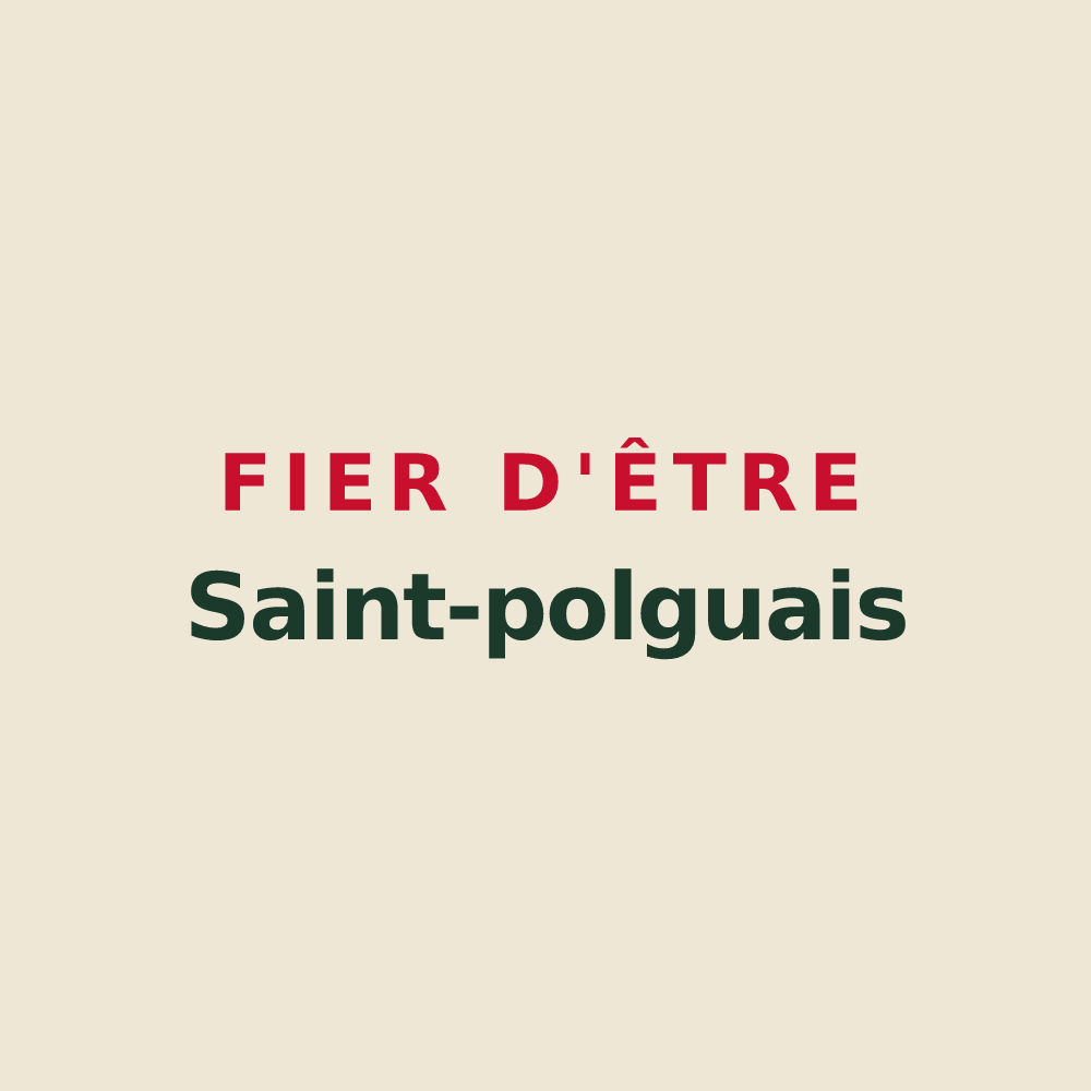 Tote bag « Fier d'être Saint-polguais » — design pour Saint-Polgues