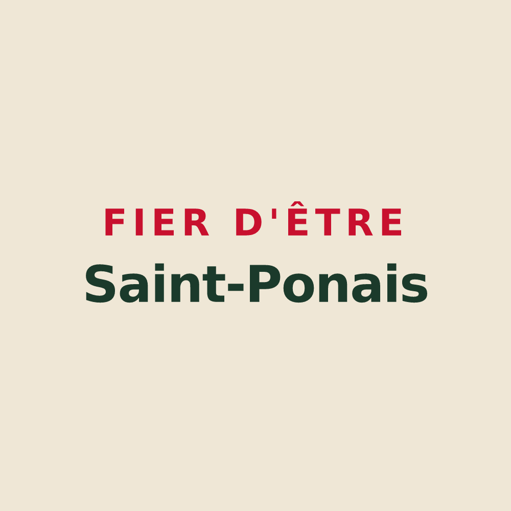 Tote bag « Fier d'être Saint-Ponais » — design pour Saint-Pons-la-Calm