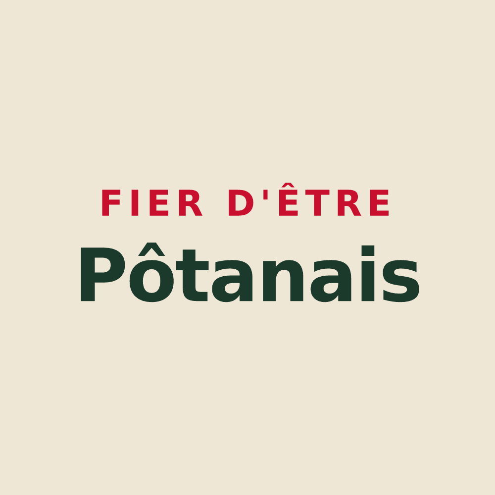 Tote bag « Fier d'être Pôtanais » — design pour Saint-Pôtan