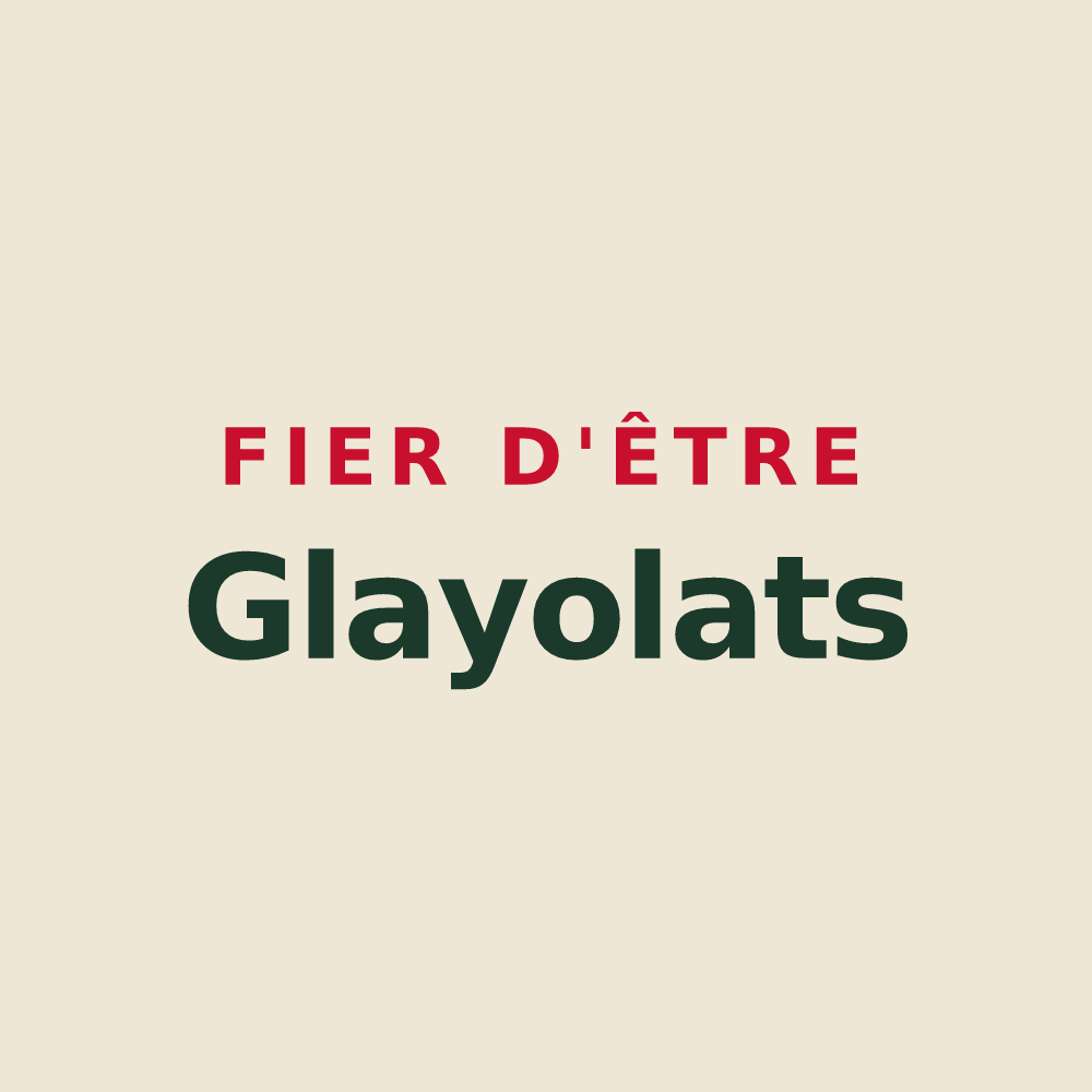 Tote bag « Fier d'être Glayolats » — design pour Saint-Pouange