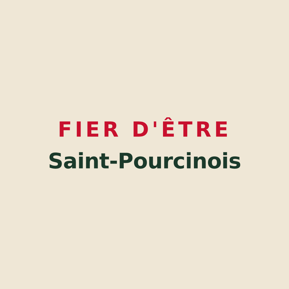 Tote bag « Fier d'être Saint-Pourcinois » — design pour Saint-Pourçain-sur-Besbre